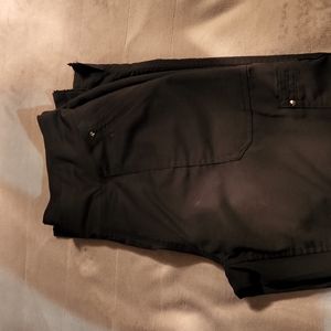 Purple Label Black Womens Scrub Pants